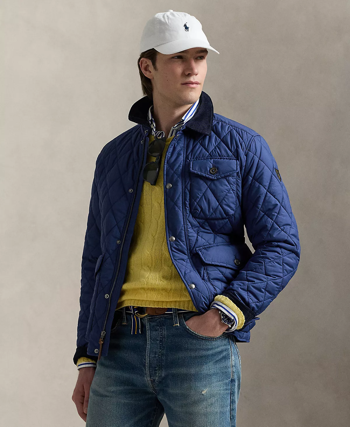 Мужская водоотталкивающая стеганая куртка 56690₽