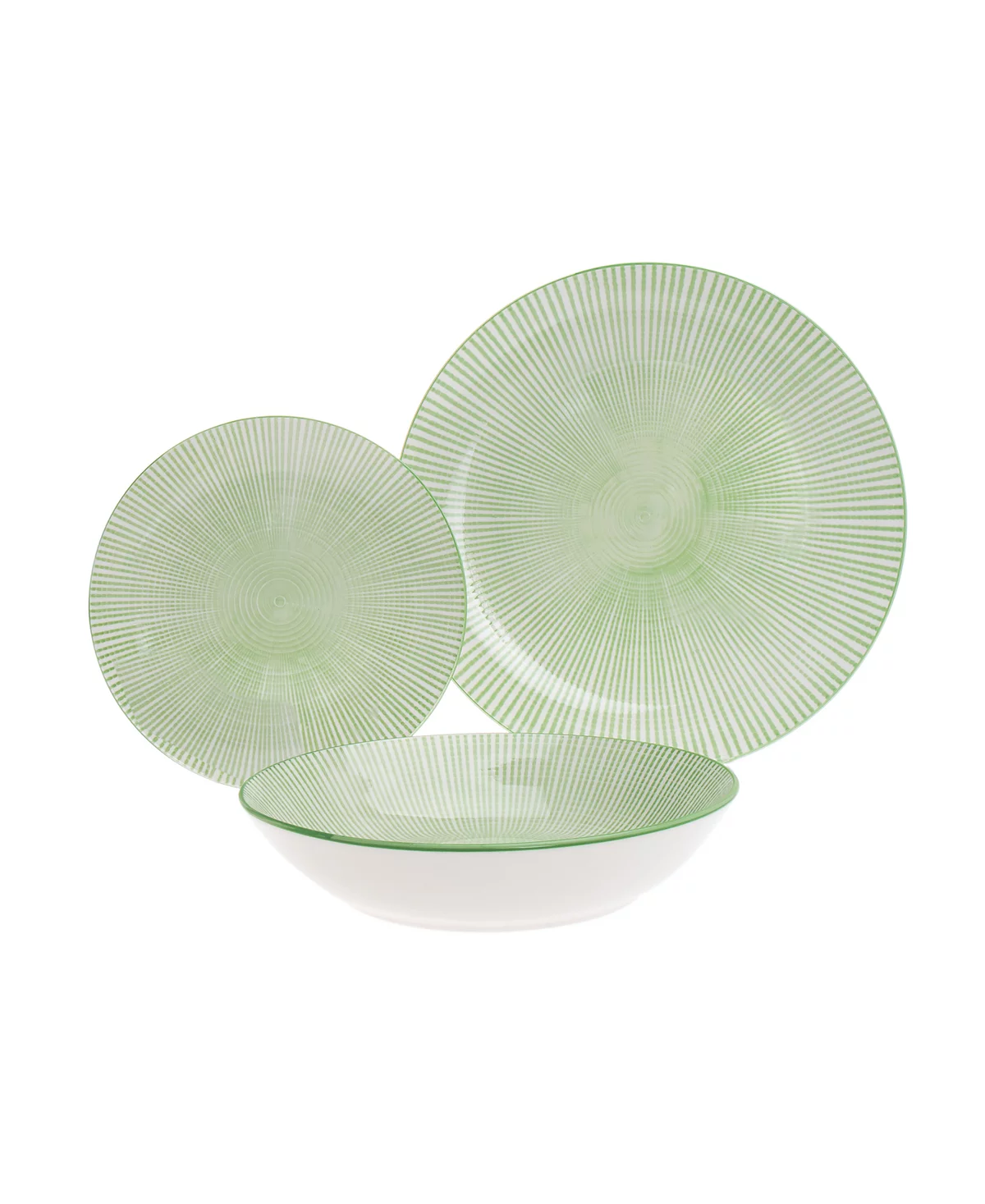 Godinger Light Green 12 Pc Dinnerware Set Service for 4 10790₽