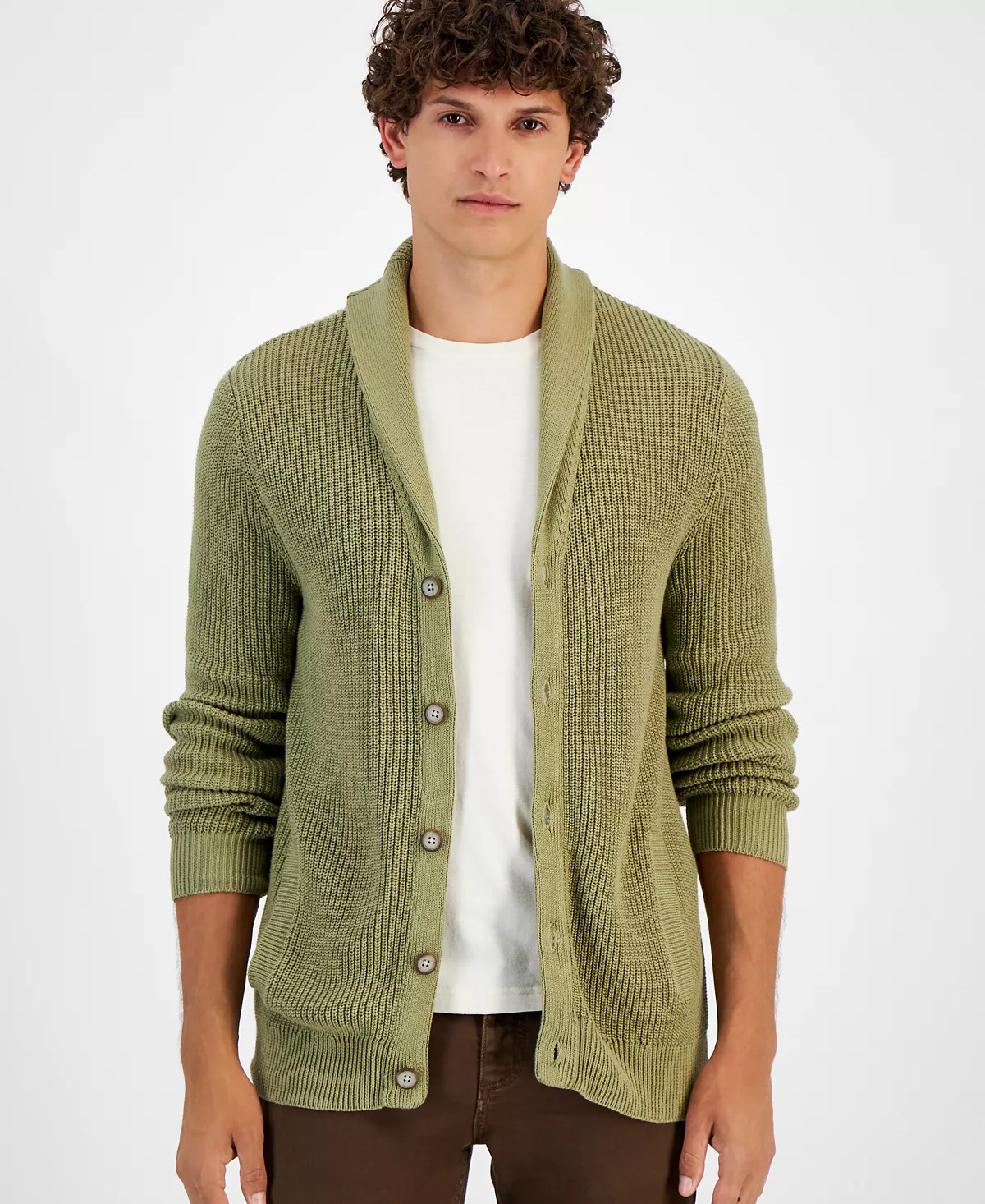 Мужской свитер-кардиган Alvin созданный для Macys 6190₽