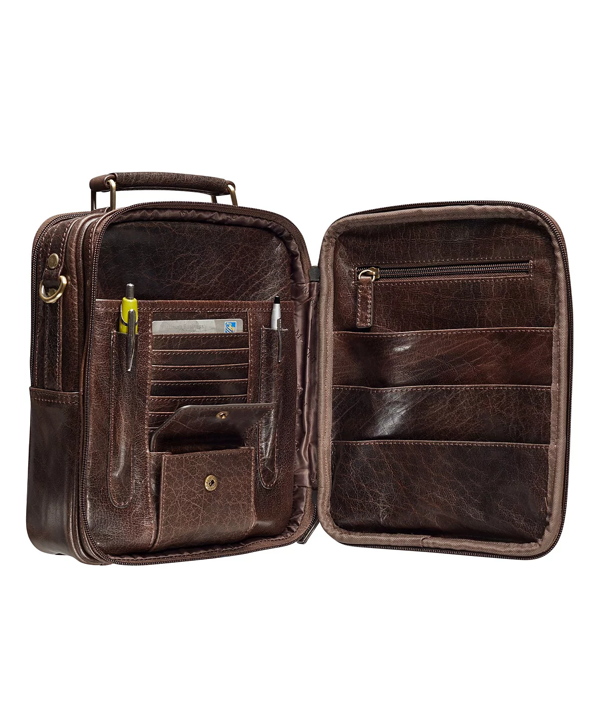 Arizona Collection Large Unisex Bag with Rear Zippered Organizer 44490₽