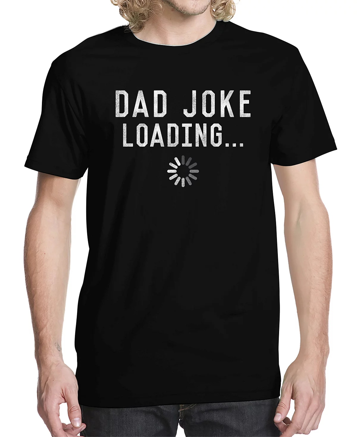 Men's Dad Joke Loading Graphic T-shirt