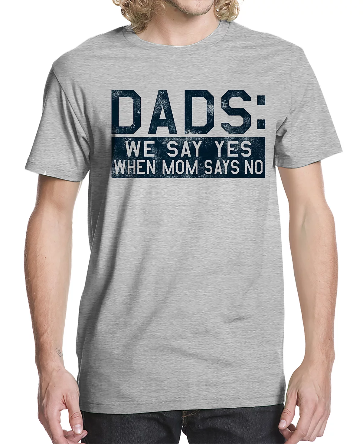 Mens Dads Say Yes Graphic T-shirt 4790₽