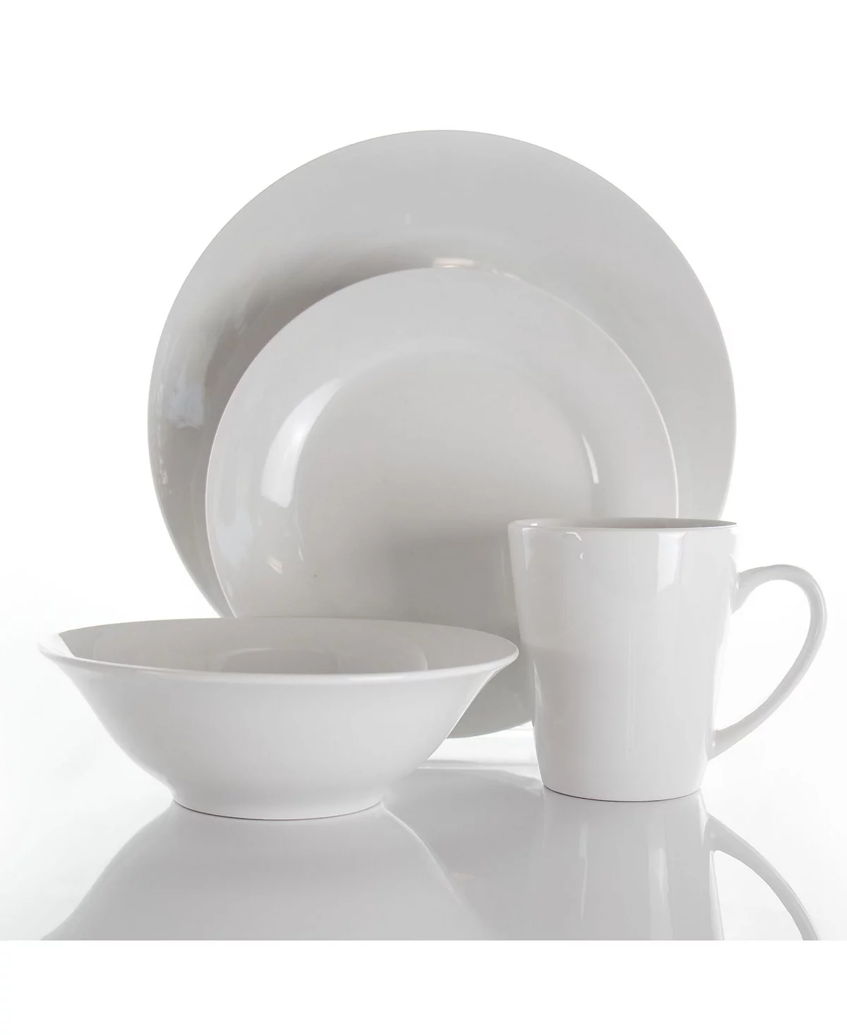 Elama Marshall 16 Pieces Porcelain Dinnerware Set of 16 Pieces