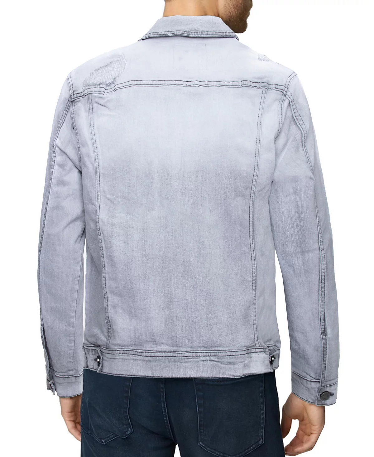 X-Ray Men's Slim Washed Denim Jacket