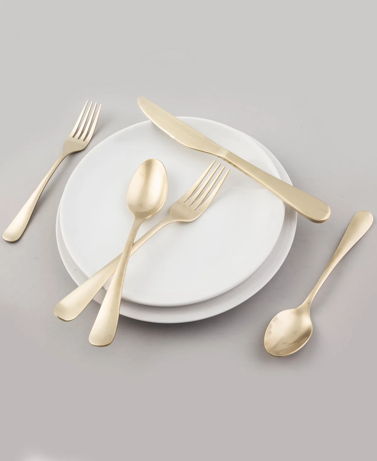Cambridge Silversmiths Rhiannon Champagne Satin 20-Piece Flatware Set Service for 4 16690₽