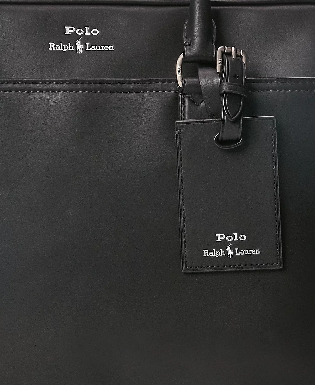 Мужская кожаная сумка-портфель Polo Ralph Lauren