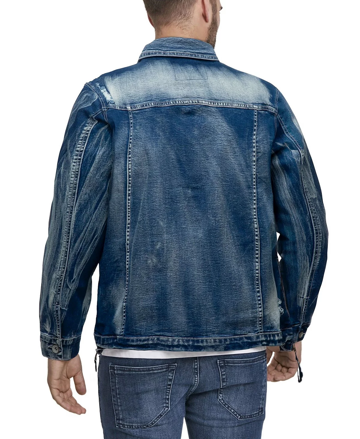 Mens Washed Denim Jacket 14790₽
