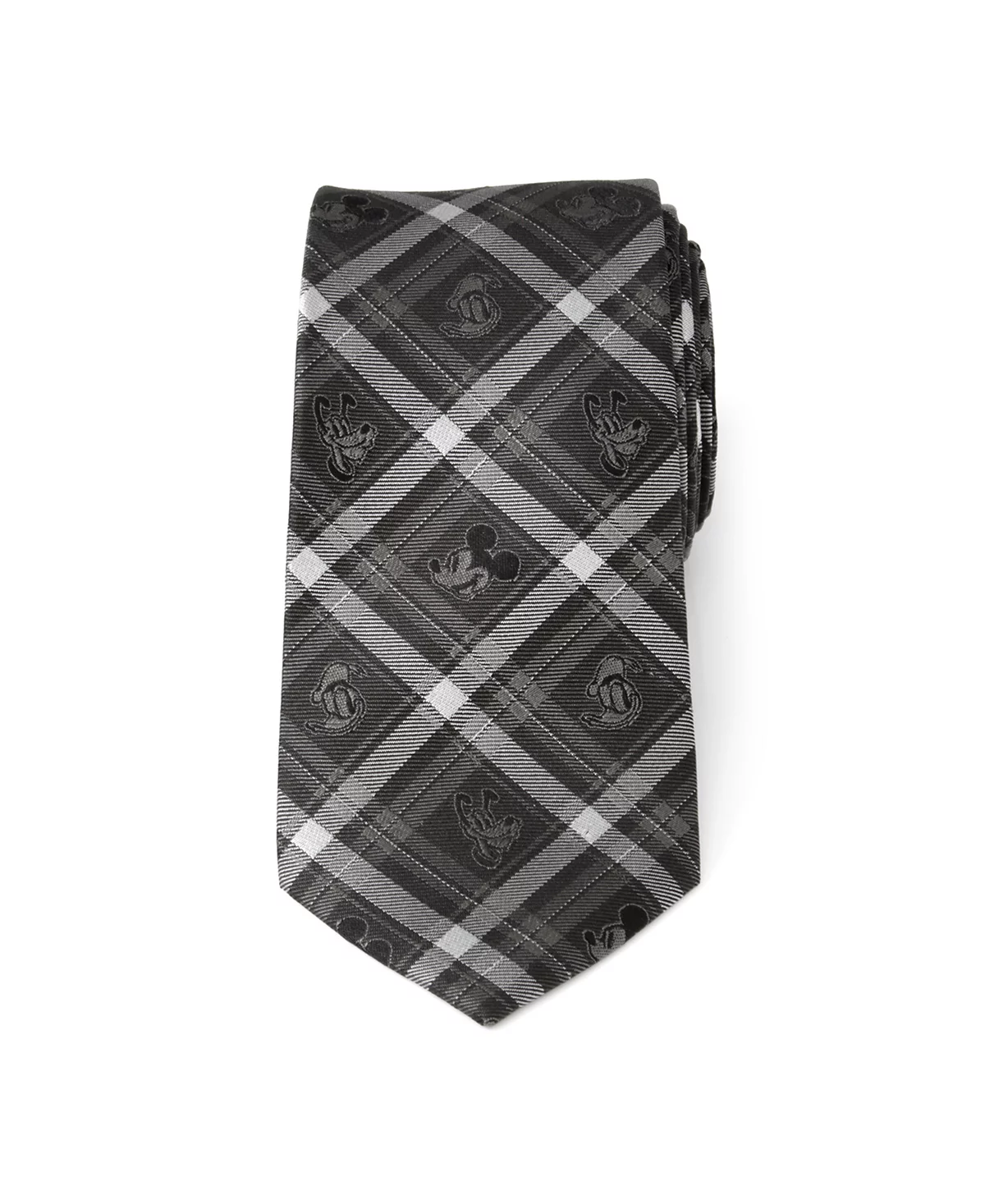 Disney Mens Mickey and Friends Plaid Tie 12190₽