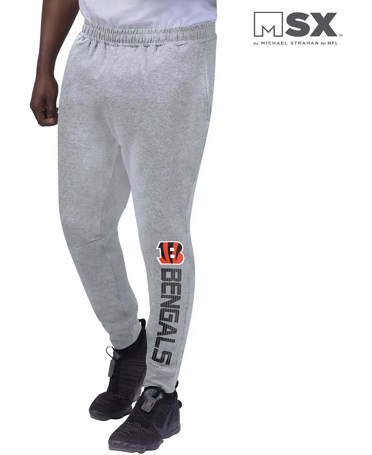 Mens Heather Gray Cincinnati Bengals Jogger Pants 12890₽