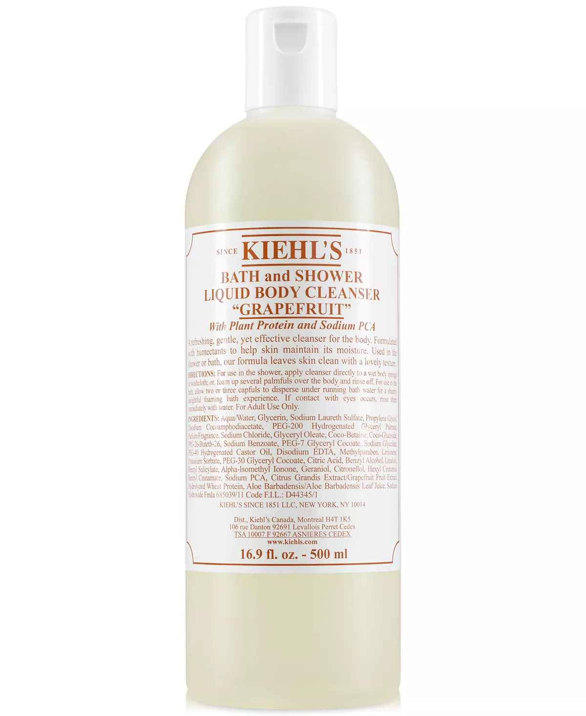 Коллекция жидких очищающих средств для тела для ванны и душа с грейпфрутом 6490₽