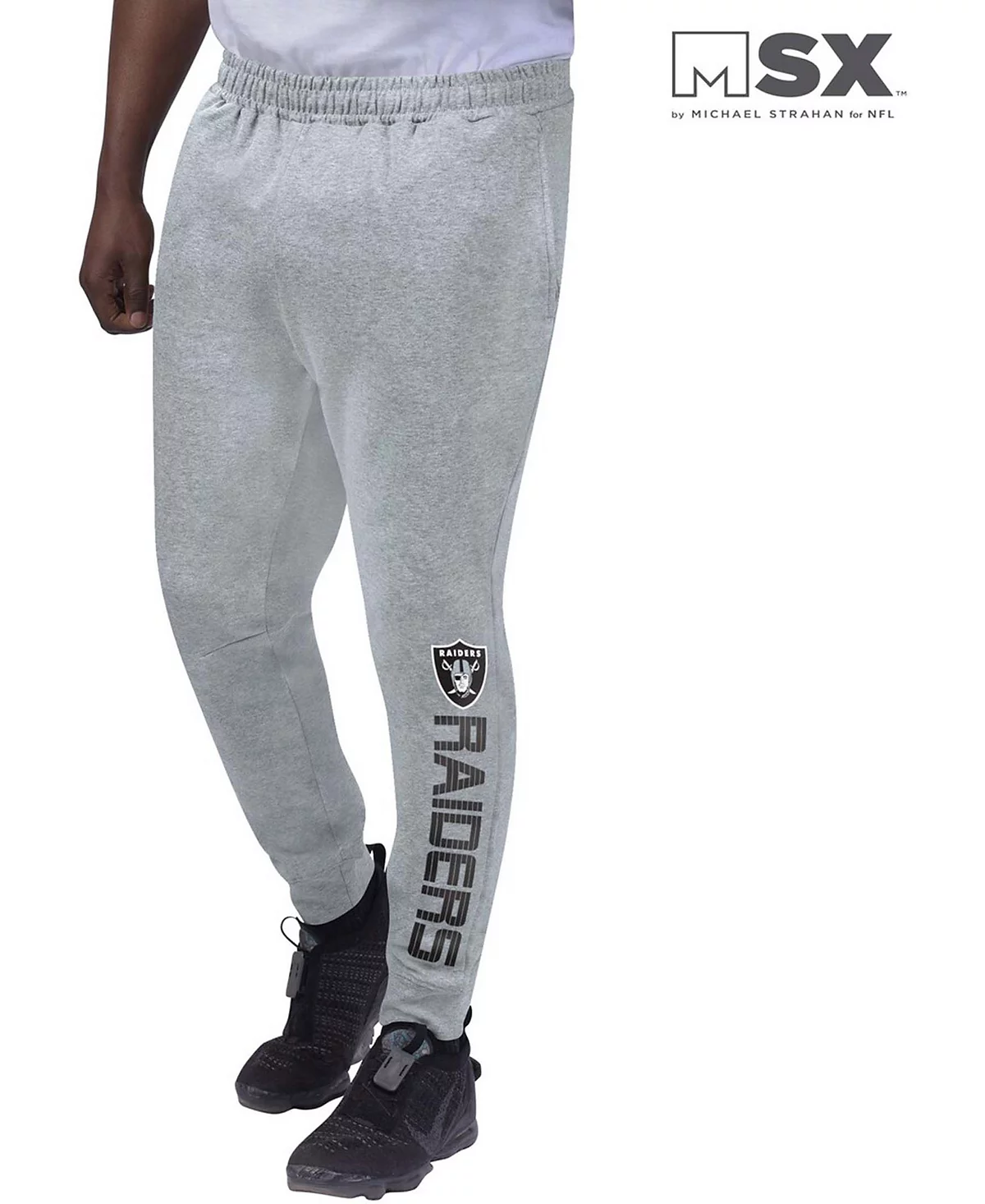 Mens Heathered Gray Las Vegas Raiders Jogger Pants 11990₽