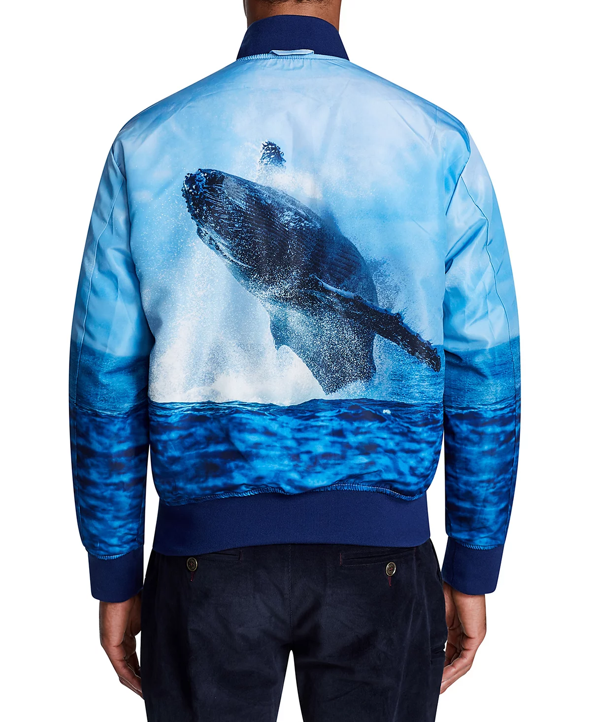 Brooklyn Brigade Men's Splash Reversible Bomber