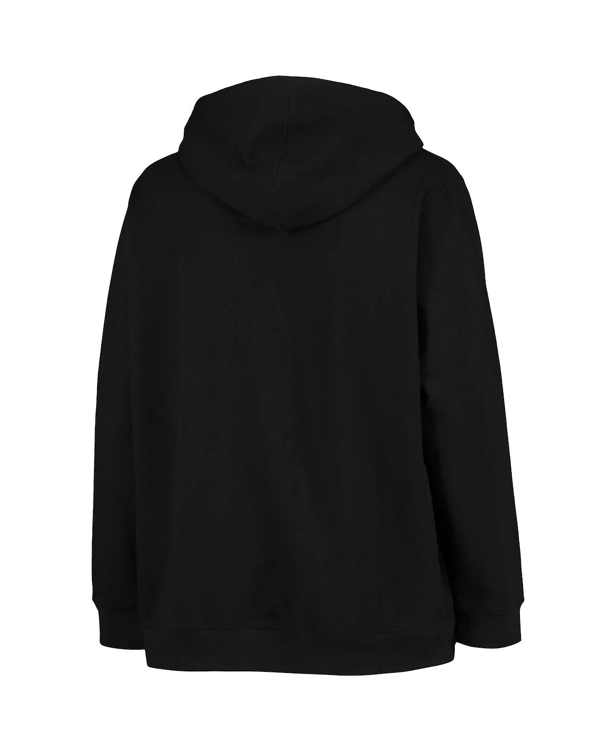 Womens Black Ohio State Buckeyes Plus Size Notch Neck Team Pullover Hoodie 8590₽