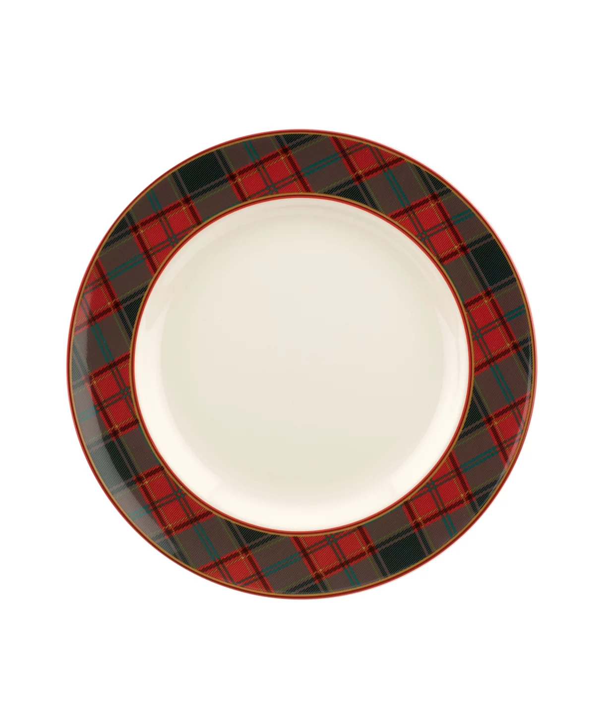 Christmas Tree Tartan Dinner Plate Set of 4 27590₽