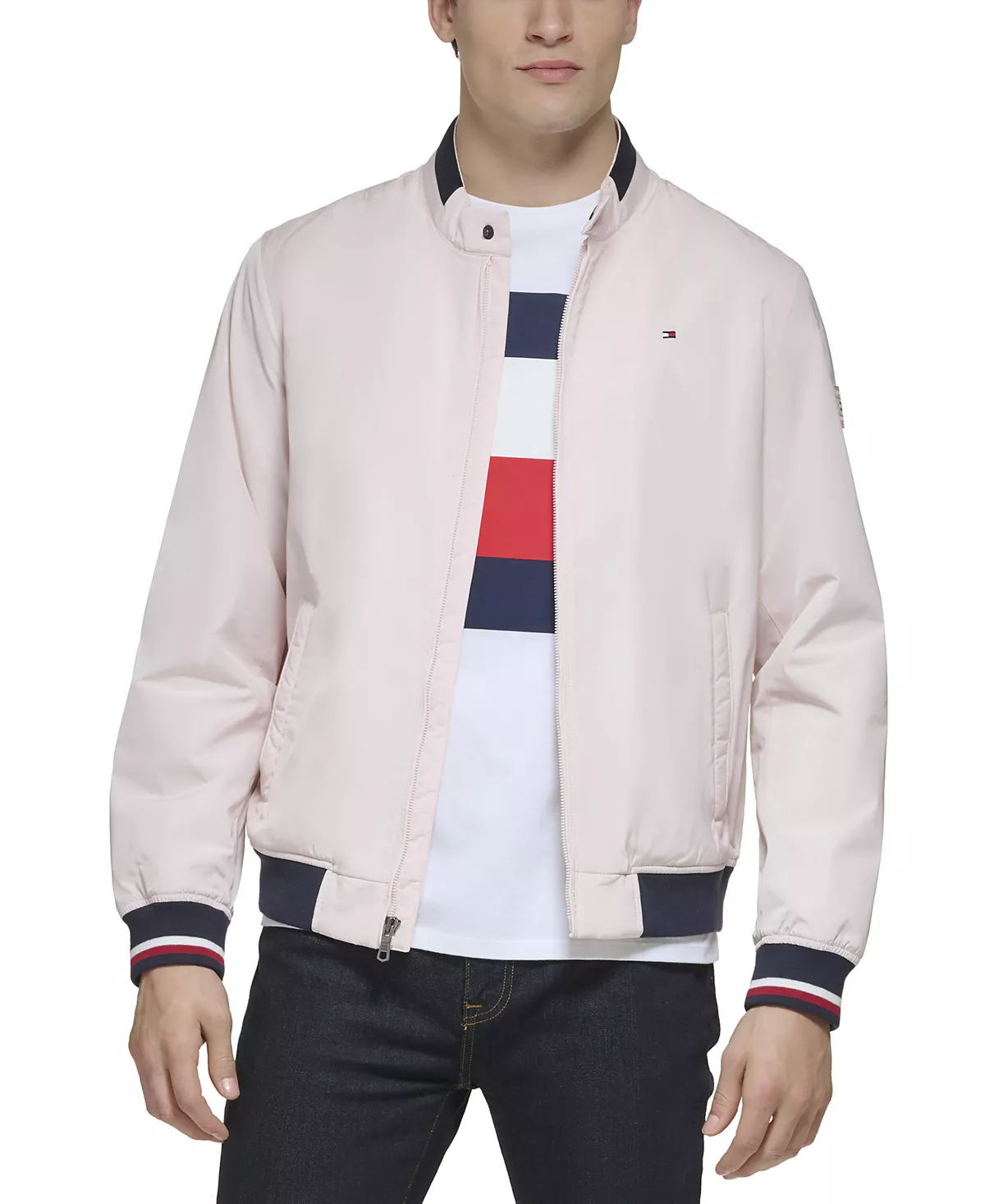 Мужская легкая весенняя куртка-бомбер 28590₽