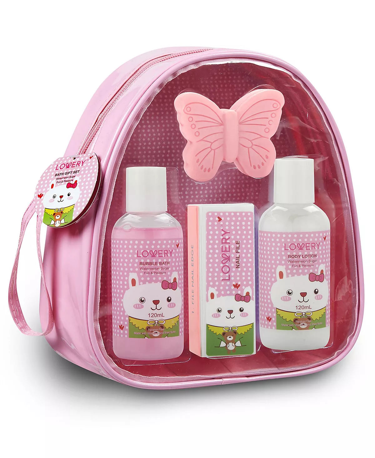 Детский набор для ванны с пеной и спа-сумкой Watermelon Girls Bath Set 5 шт 5090₽