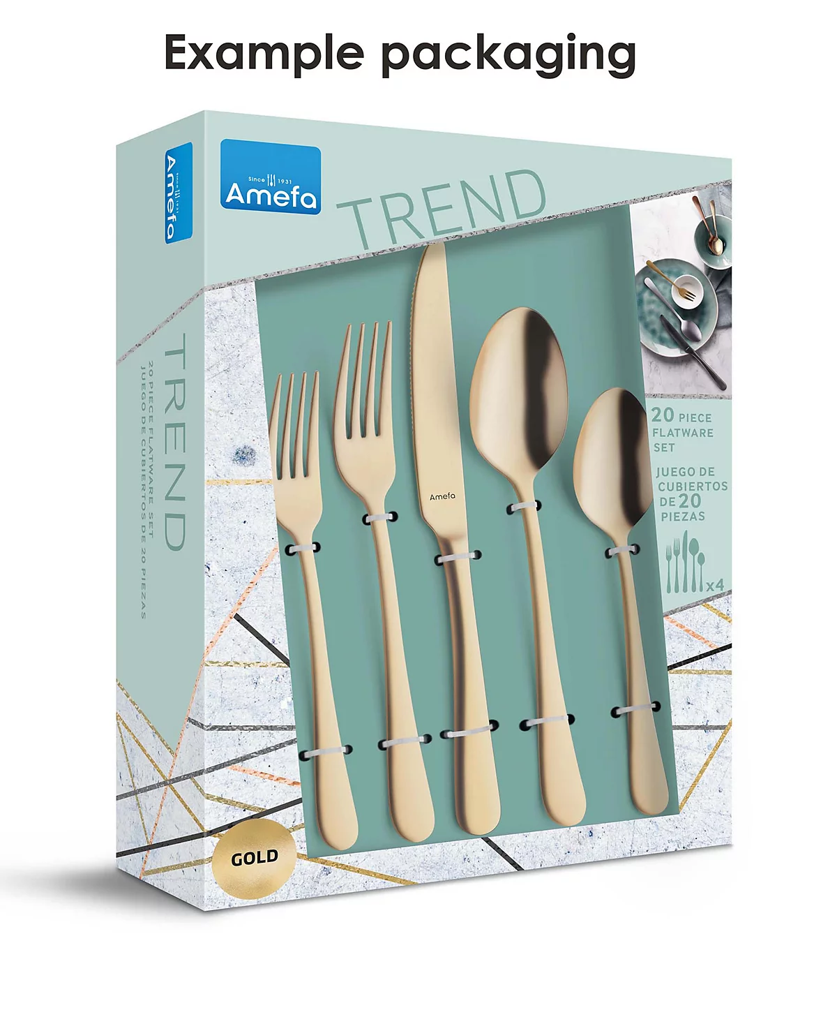 Dallas Flatware Set 20 Piece 9290₽