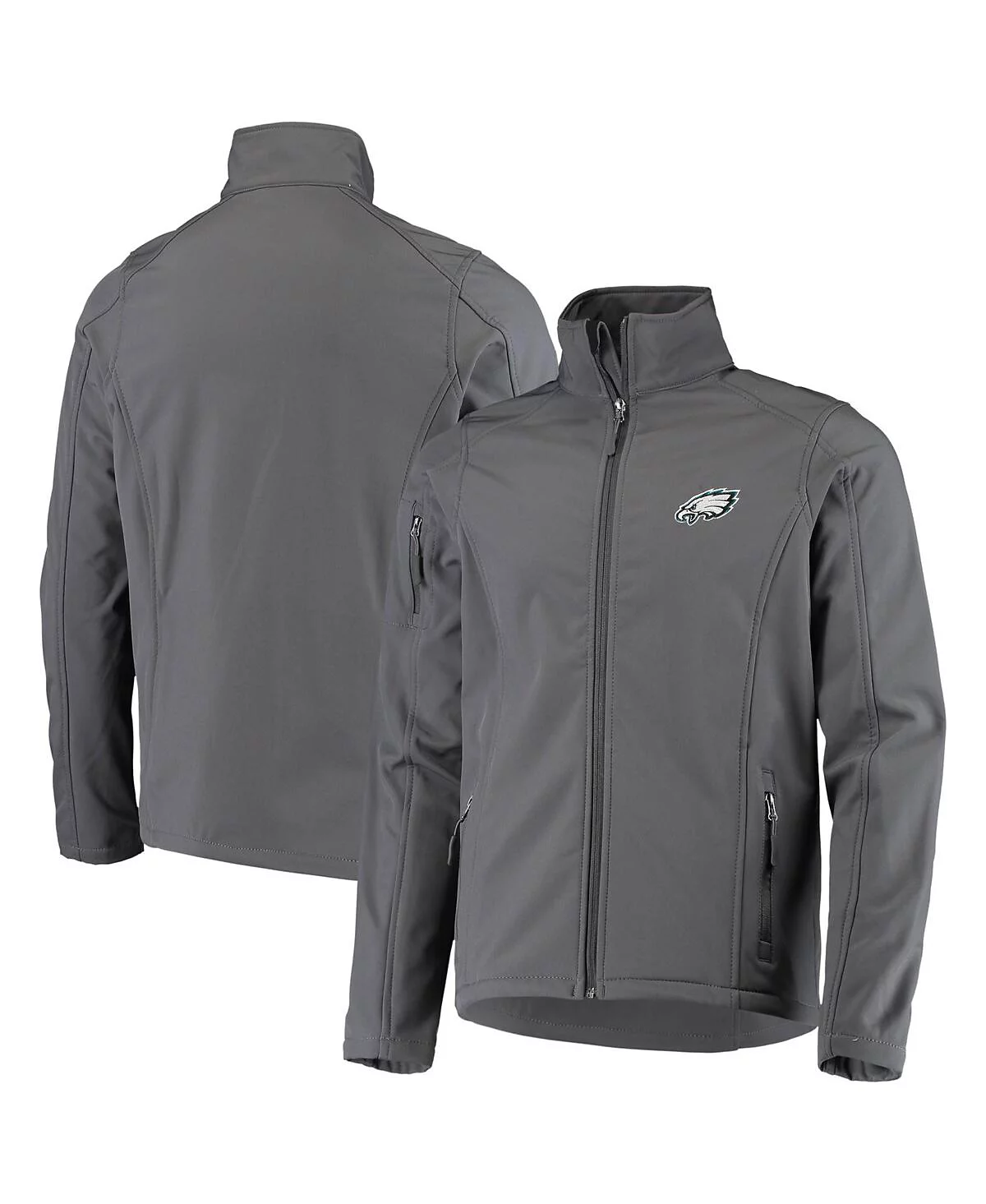 Mens Dunbrooke Charcoal Philadelphia Eagles Sonoma Softshell Full-Zip Jacket 12790₽