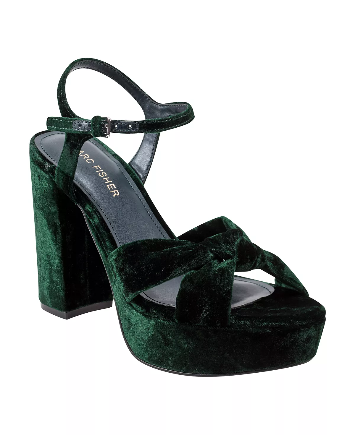 Женские босоножки на платформе и высоком блочном каблуке Deren 7490₽