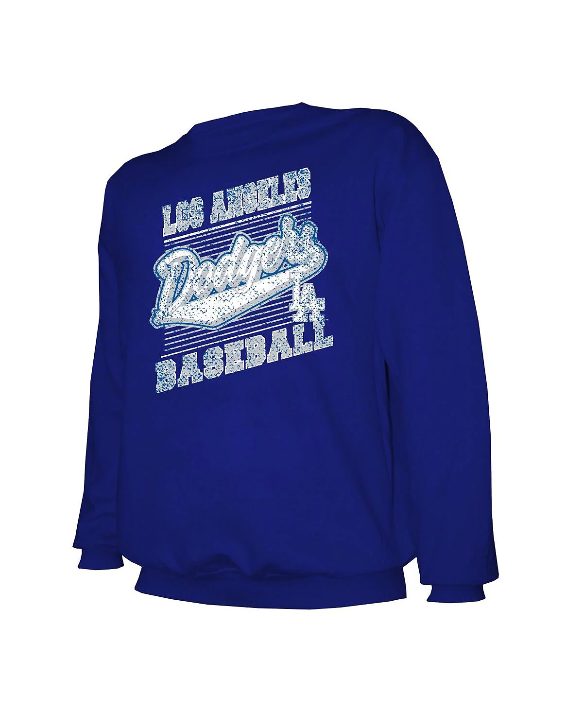 Сшитый мужской темно-синий пуловер Los Angeles Dodgers с капюшоном