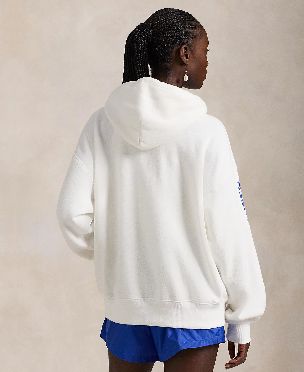 Женская флисовая толстовка Polo Ralph Lauren с флагом и логотипом