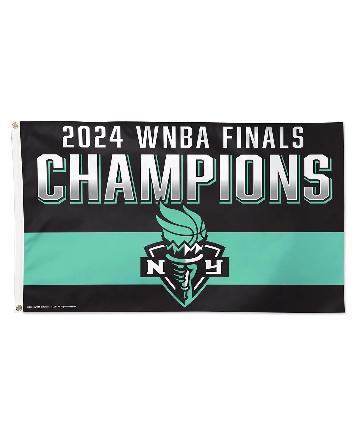 Wincraft Wincraft New York Liberty 2024 Чемпионы Финала WNBA 3 X 5 Односторонний флаг класса Люкс 9090₽