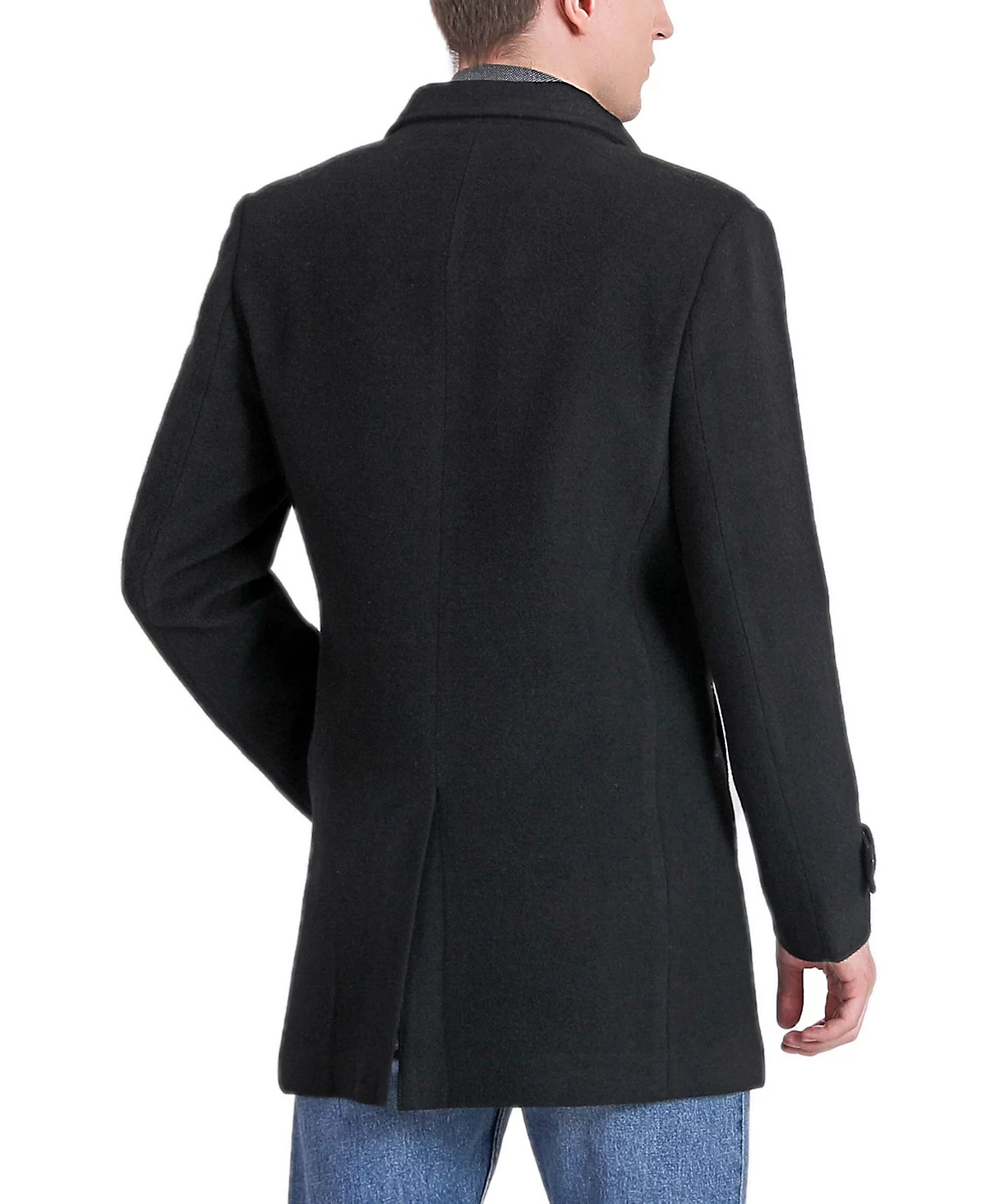 Мужская куртка Owen из натуральной кожи и полушерстяной ткани для автомобиля