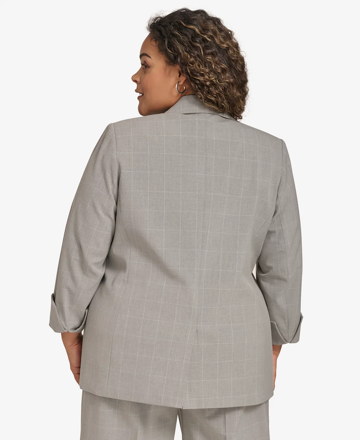 Блейзер с открытой передней частью Calvin Klein Plus Size 