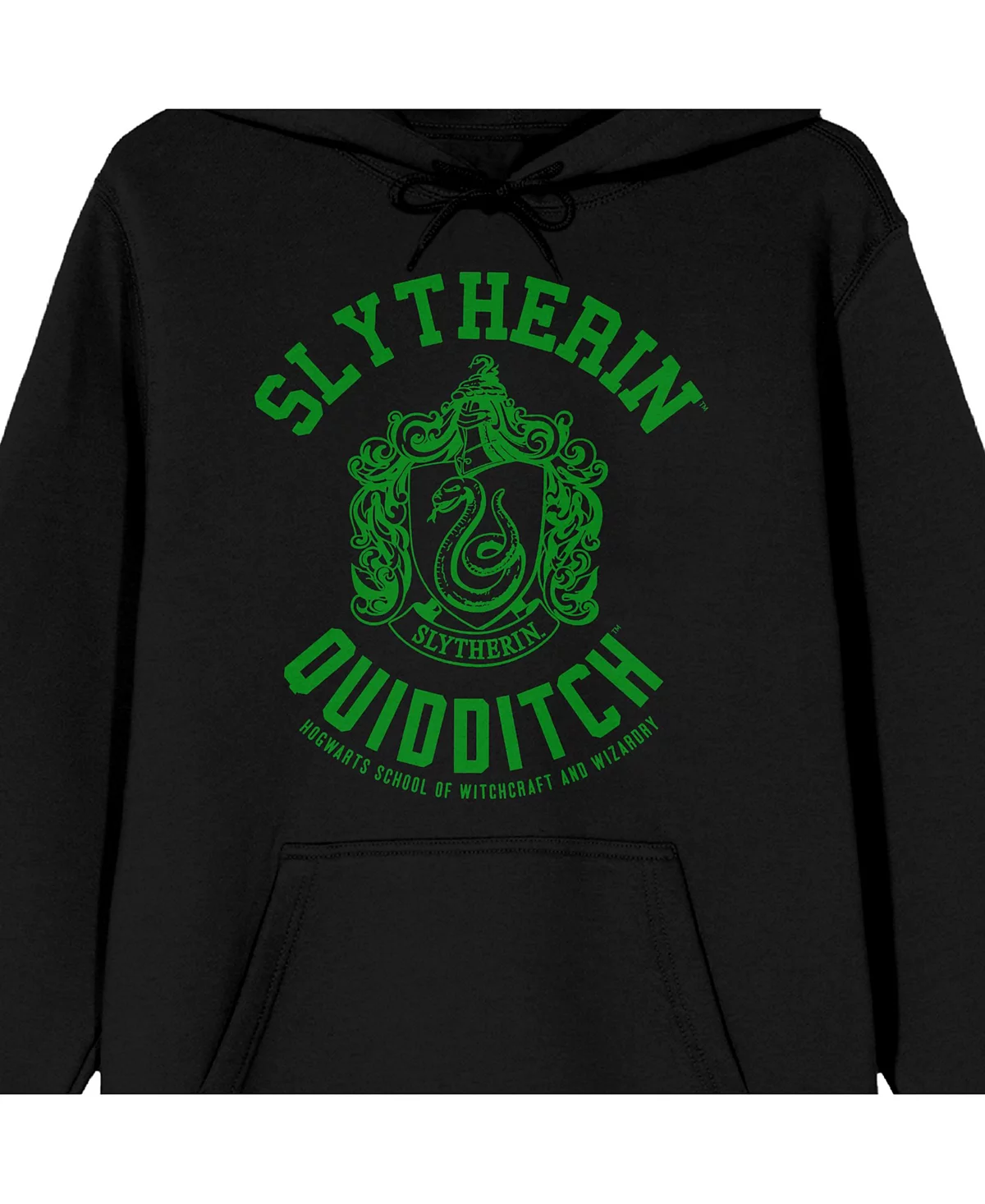 Мужская футболка Гарри Поттера с эмблемой Слизерина по квиддичу с длинным рукавом и капюшоном для взрослых 6990₽