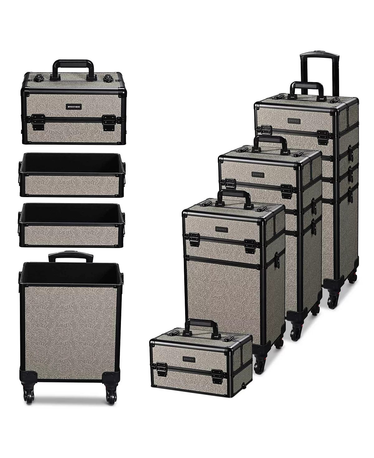 Набор косметических органайзеров для макияжа Byootique, состоящий из 3 предметов