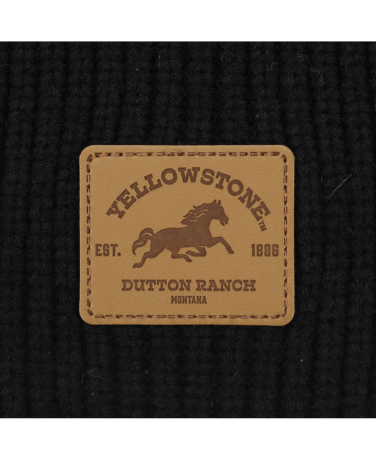 Мужская шапочка с черными манжетами Yellowstone Men's Dutton Ranch