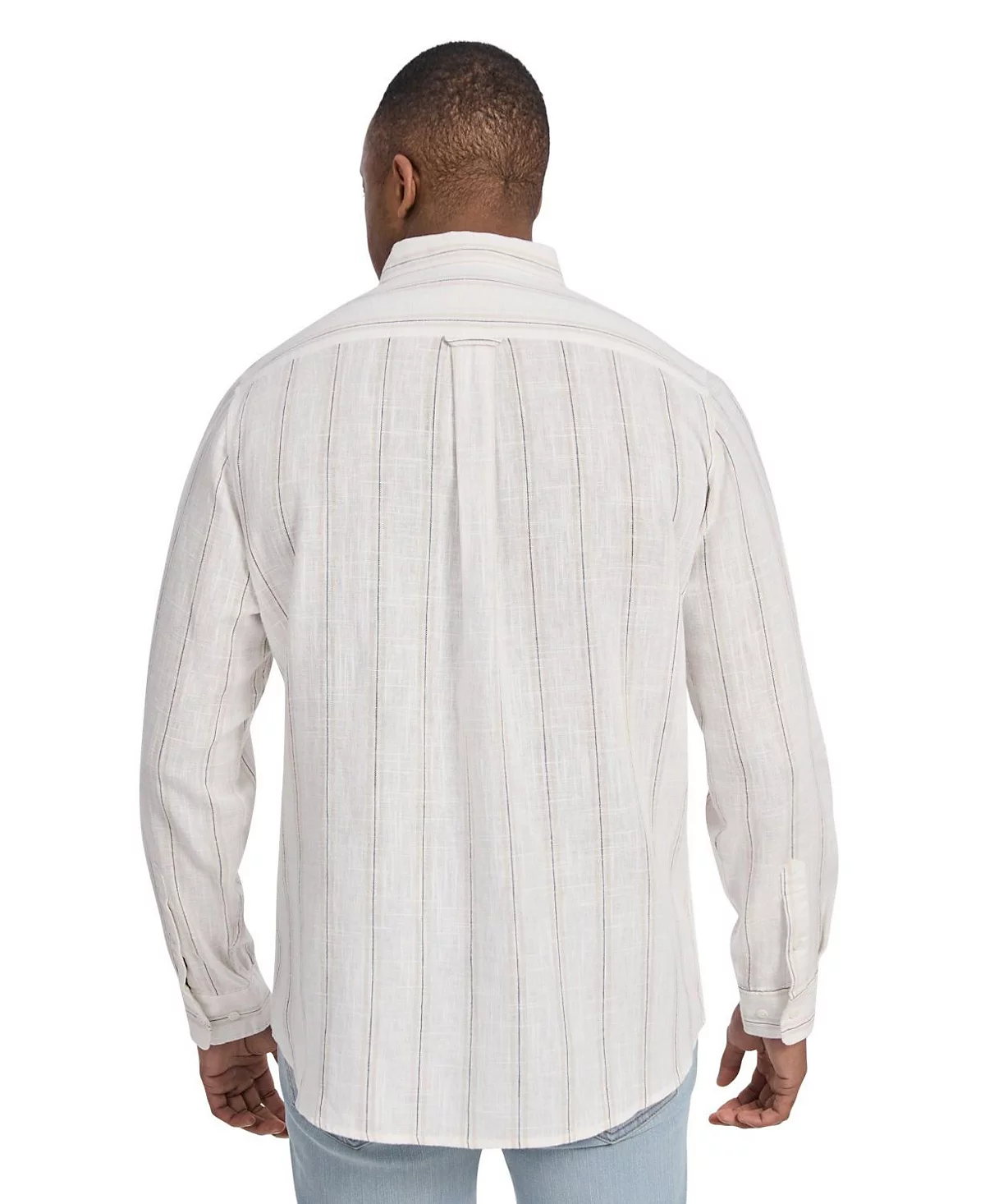 Льняная рубашка в полоску Johnny Bigg Big - Tall Madrid 8990₽