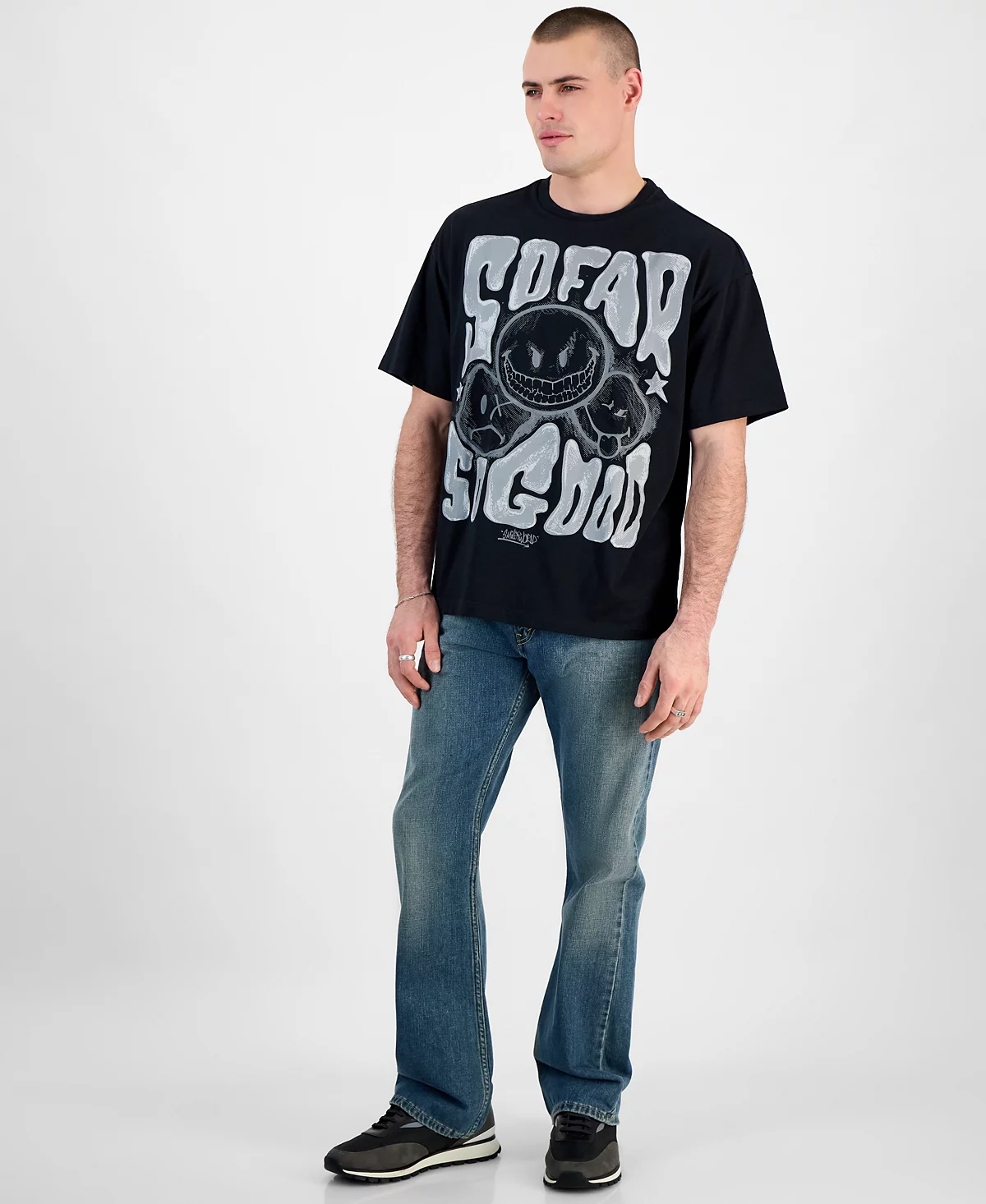 Мужская футболка SimleyWorld с графическим принтом So Far So Good обычного покроя от SimleyWorld