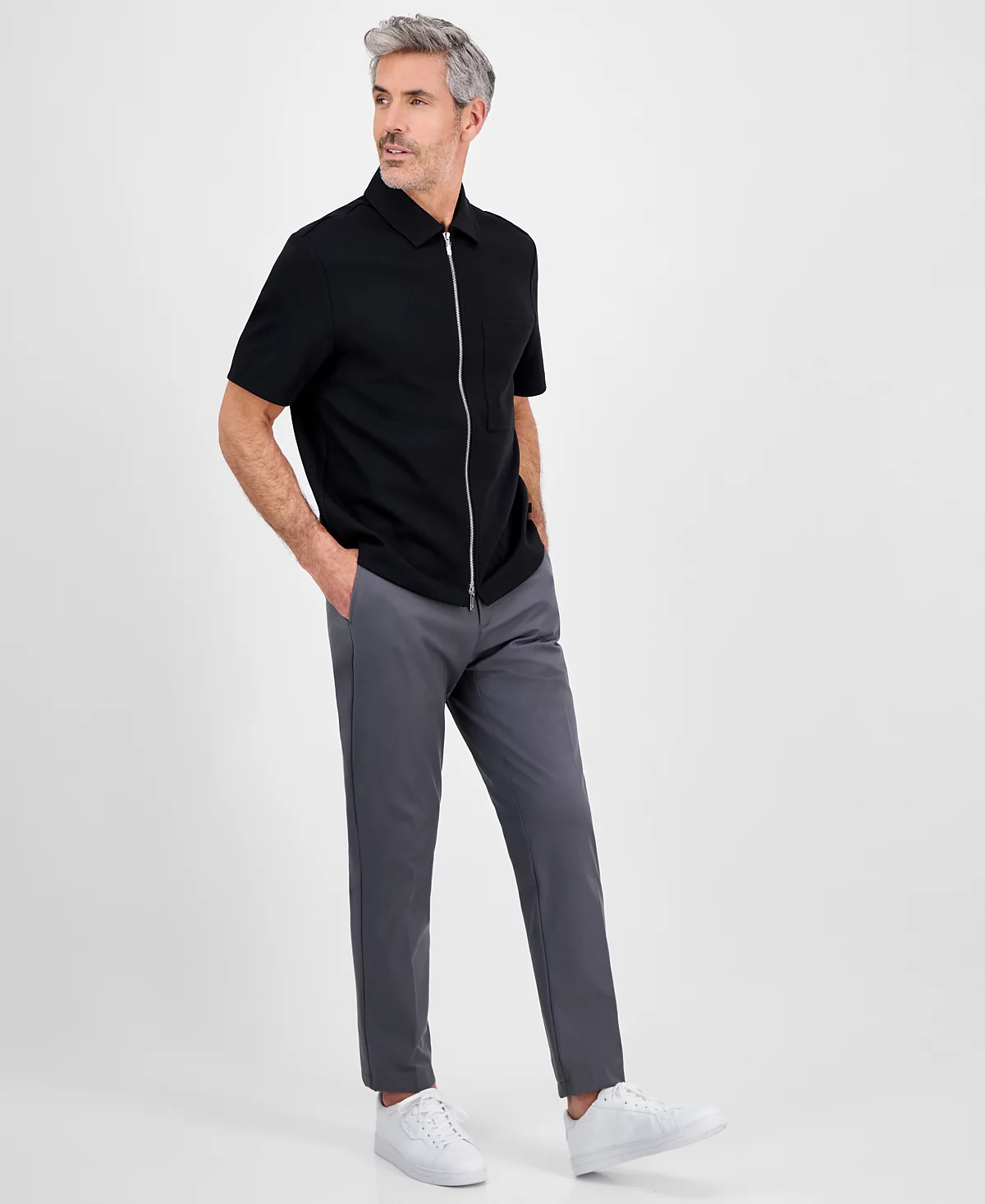 Мужская толстовка Michael Kors из двойной вязки на молнии 28190₽