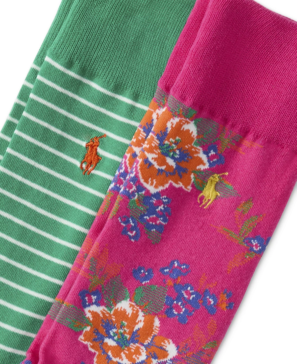 Мужские носки Polo Ralph Lauren, 2 шт. Мягкие носки в цветочек