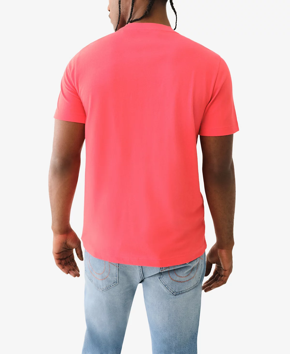 Мужская футболка с логотипом True Religion с коротким рукавом высокой плотности 11190₽