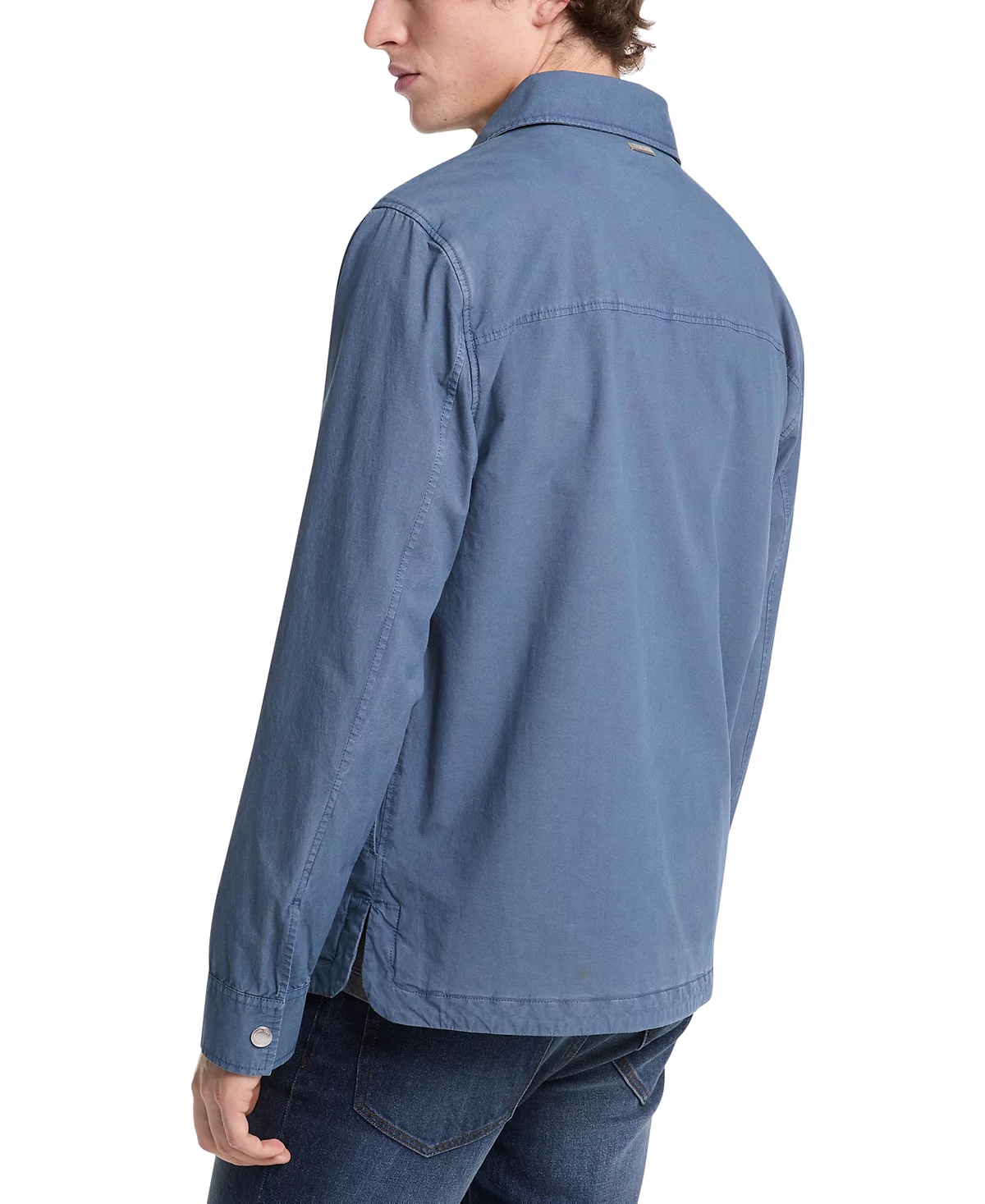 Мужская одежда Michael Kors окрашенная рубашка-пиджак с подкладкой спереди и длинными рукавами на кнопках 47190₽