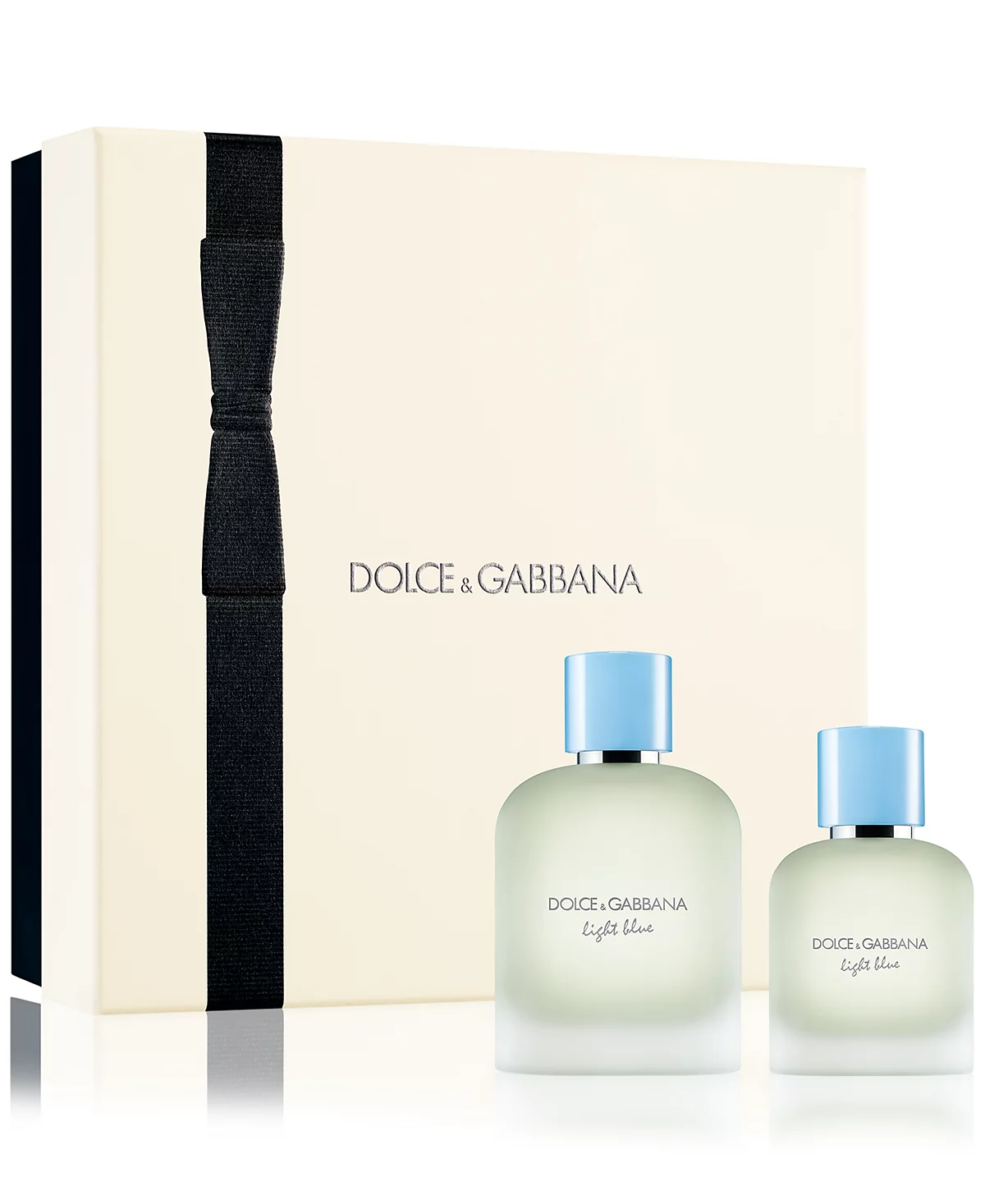Мужские духи DOLCE&GABBANA, 2 шт. Подарочный набор туалетной воды Pour Homme светло-голубого цвета