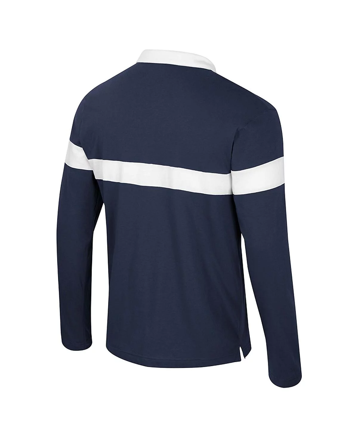 Мужская рубашка поло Colosseum темно-синего цвета Michigan Wolverines слишком крутая для школы с длинным рукавом 9490₽