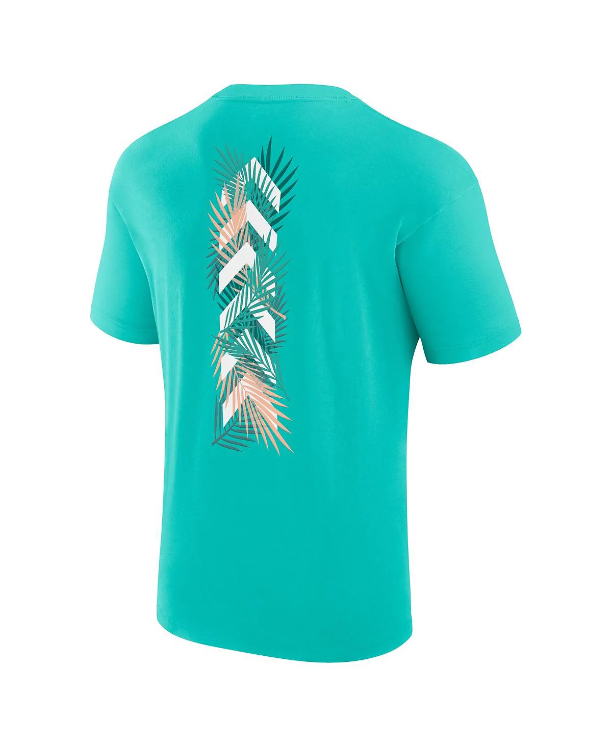 Мужская футболка с шевроном Формулы-1 бирюзового цвета Miami Palms 8590₽