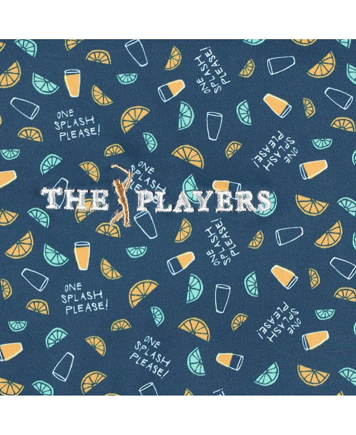 Мужская рубашка поло Breezy Golf темно-синего цвета THE PLAYERS One Splash Please