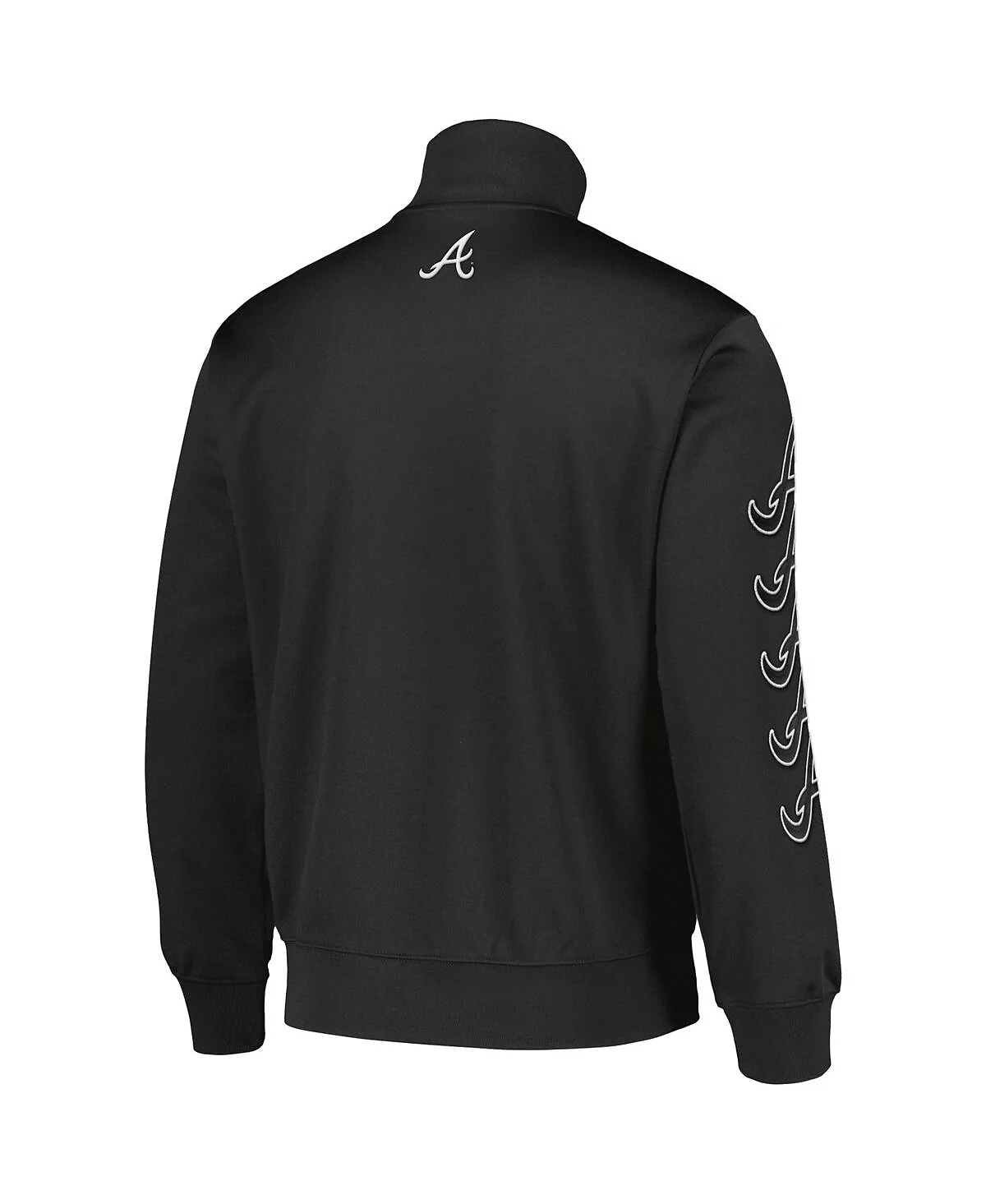 Мужская черная спортивная куртка PLEASURES Atlanta Braves Pitcher на полной молнии от PLEASURES
