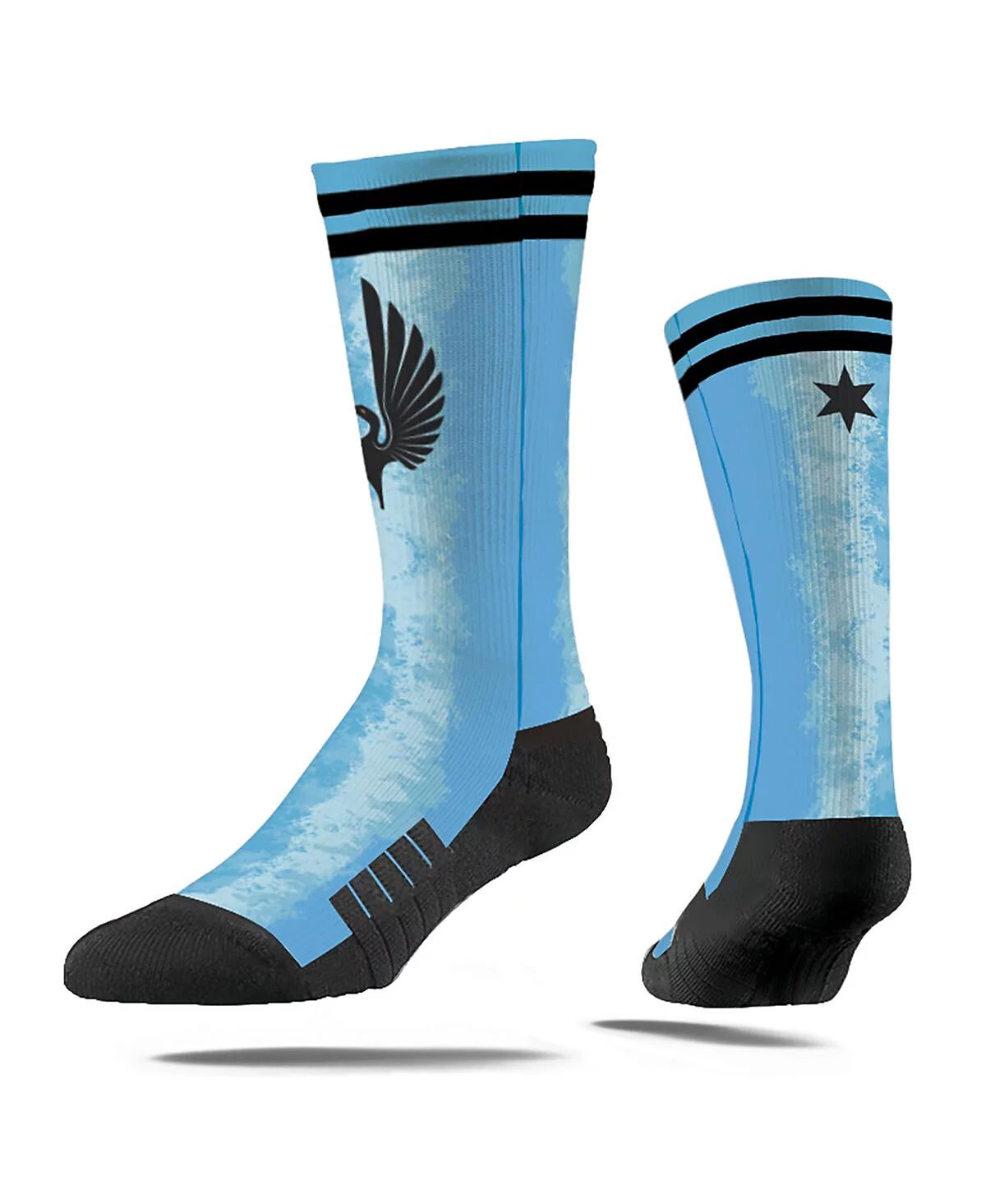 Мужские и женские носки Strideline от Minnesota United FC 2025 Jersey Hook Premium Crew от Strideline для мужчин и женщин