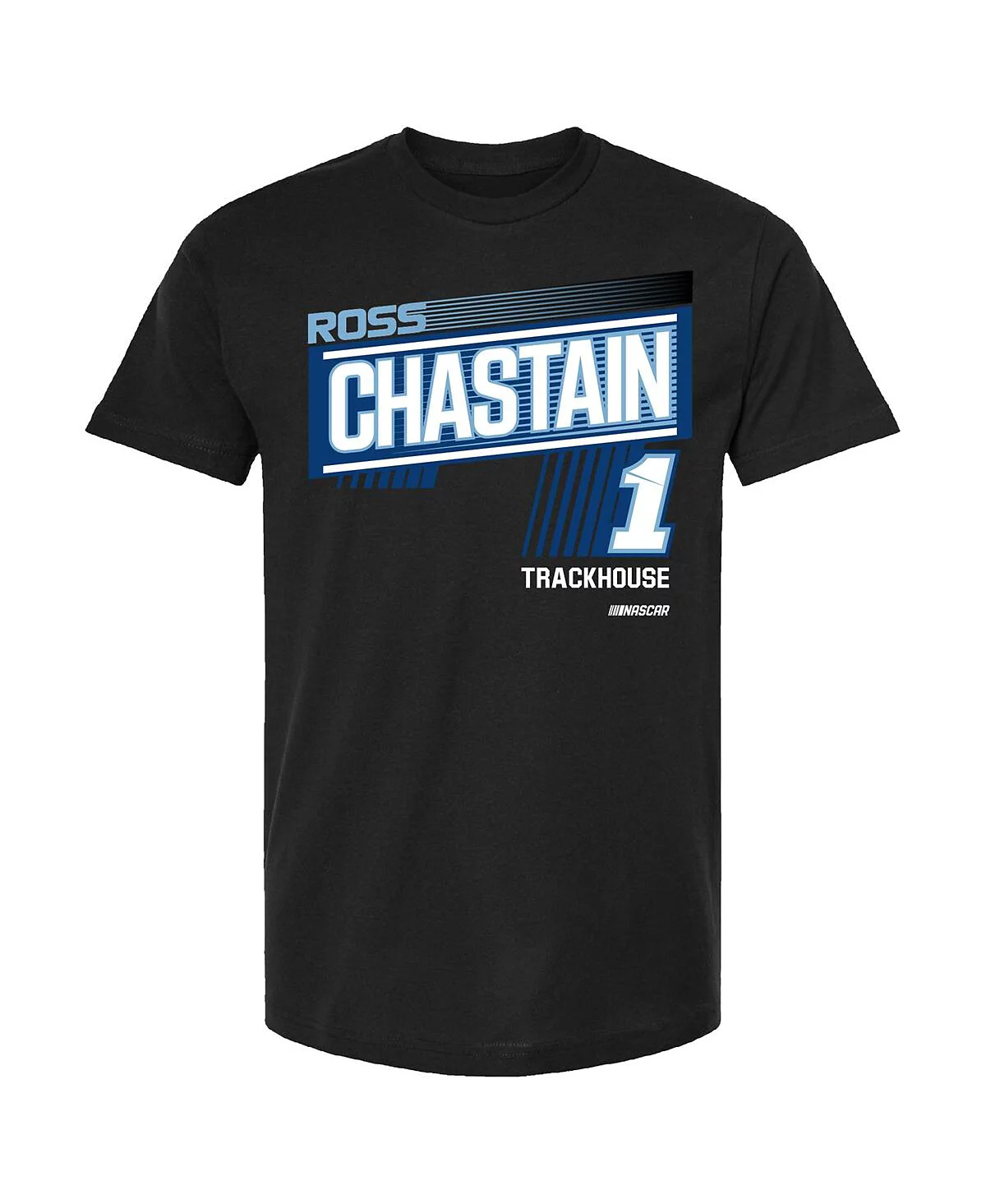 Мужская черная футболка Ross Chastain Busch Light Car из коллекции Trackhouse Racing Team Collection