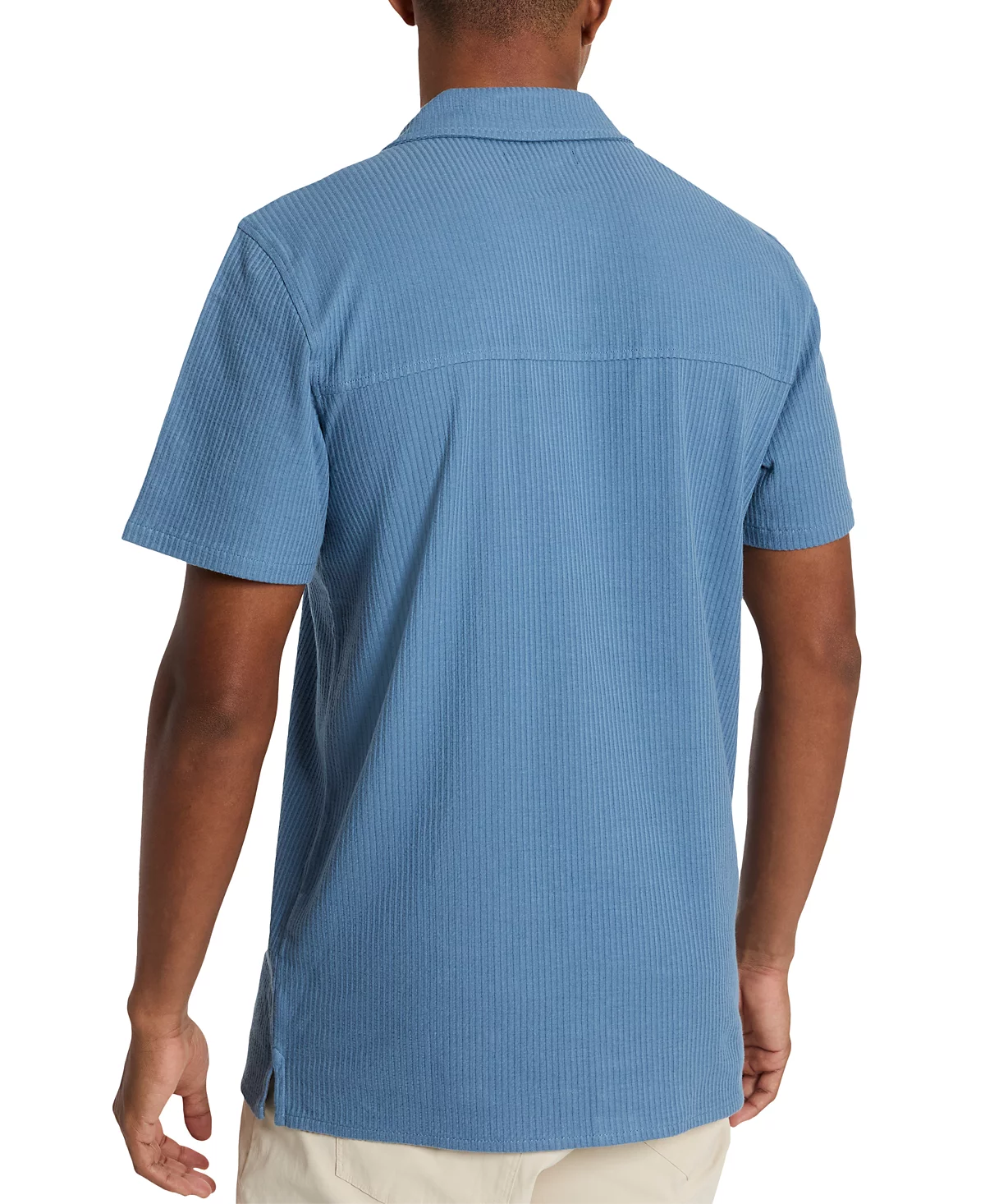 Мужская лагерная рубашка в полоску с коротким рукавом от Кеннета Коула 13090₽