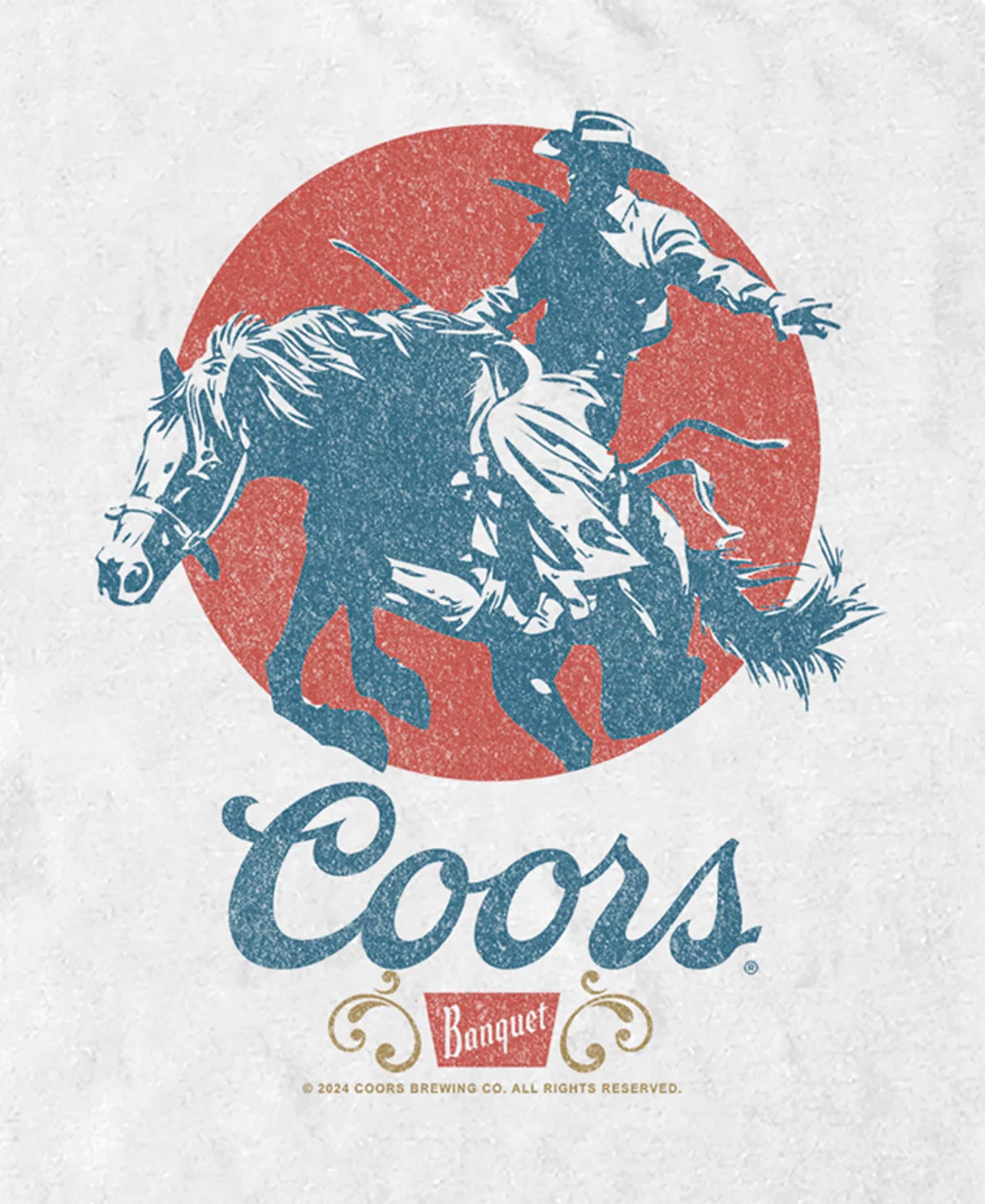 Мужская футболка с коротким рукавом Longhorn Banquet от Coors Brewing Company