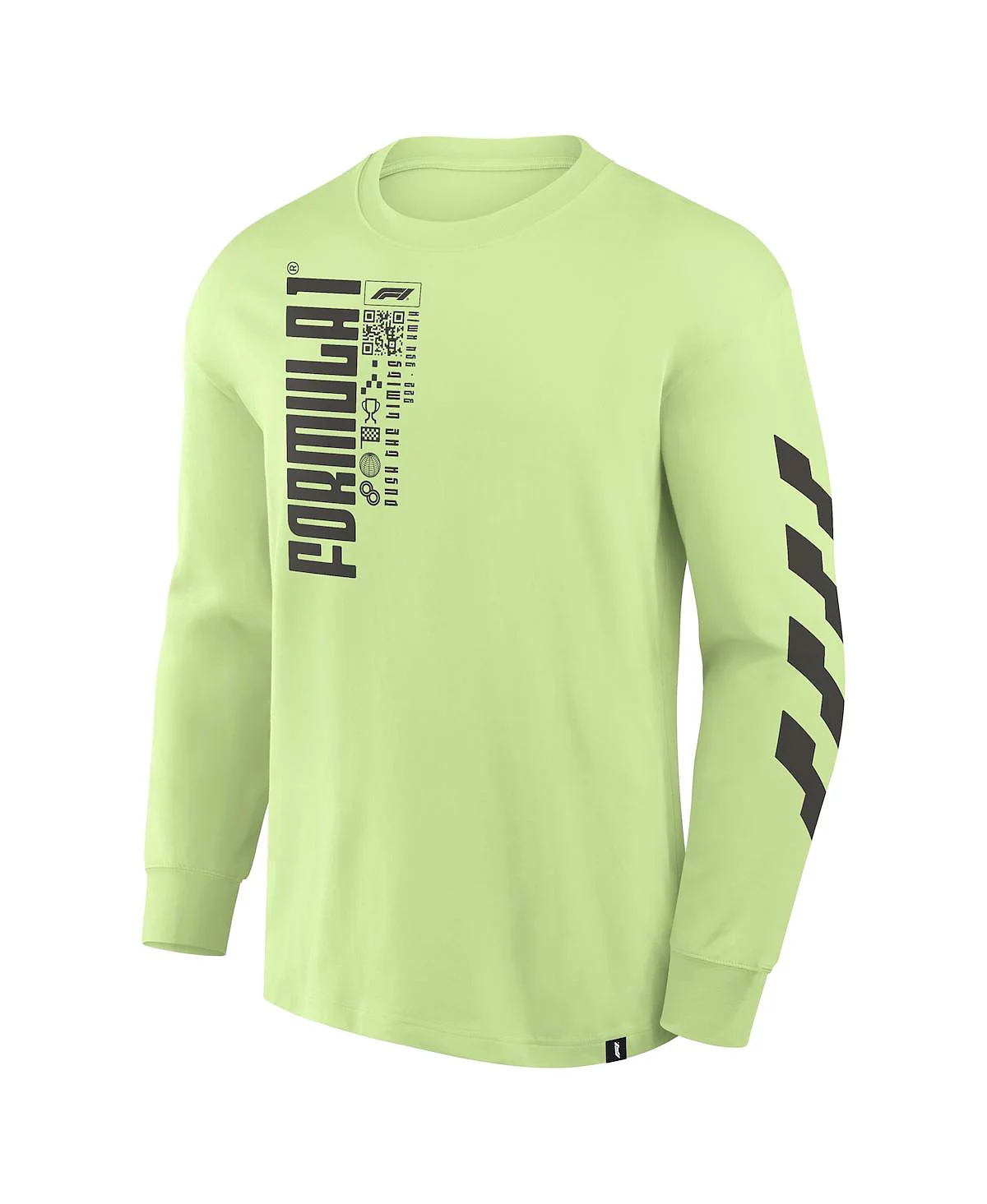Мужская неоново-зеленая футболка Quick Response Формулы-1 с длинным рукавом 10490₽
