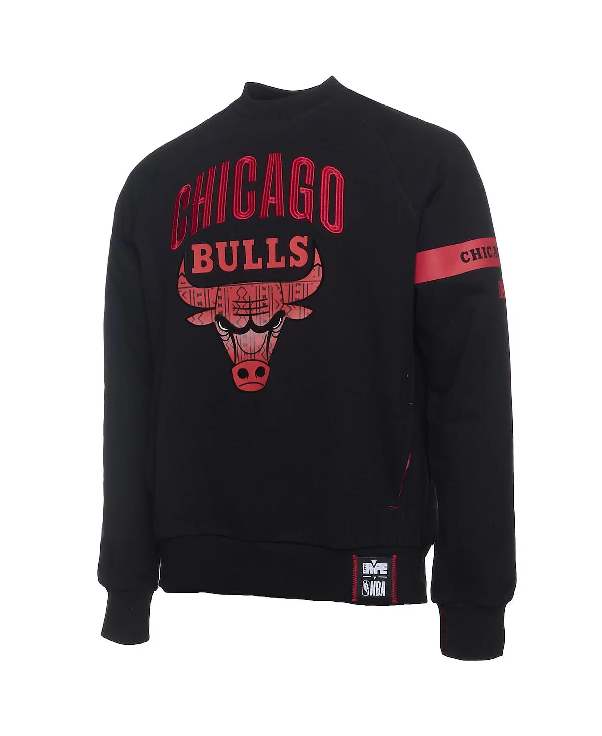 Мужская черная толстовка-пуловер премиум-класса из коллекции Chicago Bulls Culture Hoops от Two Hype X NBA