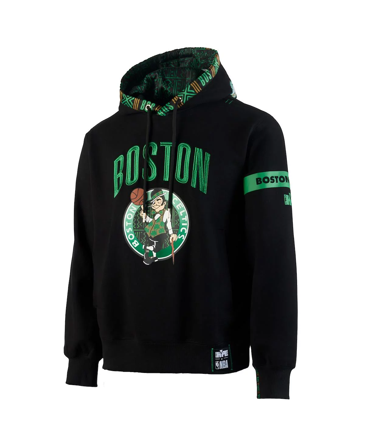 Мужская черная толстовка-пуловер премиум-класса Two Hype X NBA из коллекции Boston Celtics Culture Hoops