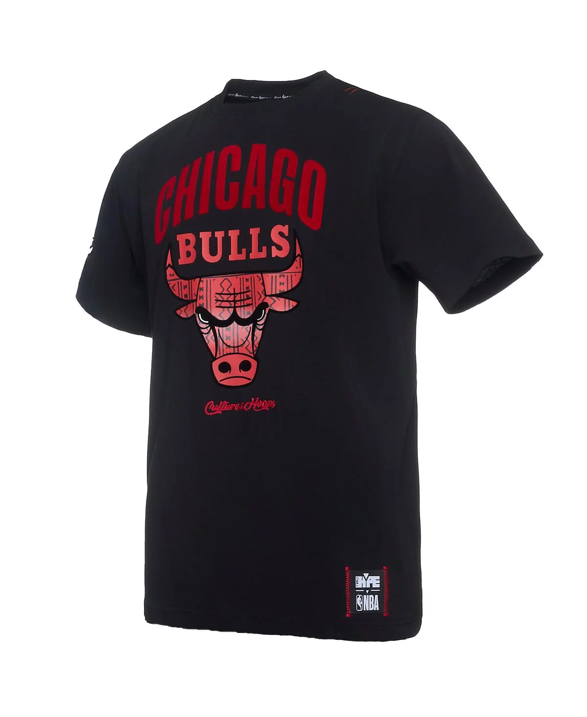Мужская черная футболка премиум-класса Two Hype X NBA из коллекции Chicago Bulls Culture Hoops Collection